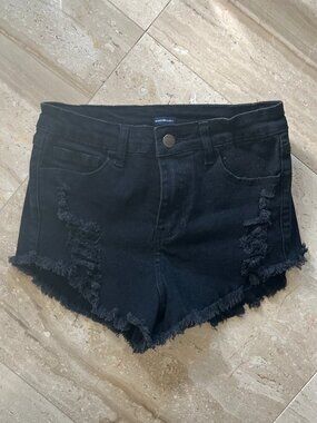 Brandy Melville Black Denim (Micro) Shorts